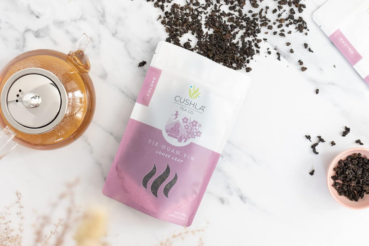 Tie Guan Yin Oolong Whole Loose Leaf - Ti Kuan Yin - Iron Goddess of Mercy Oolong Tea