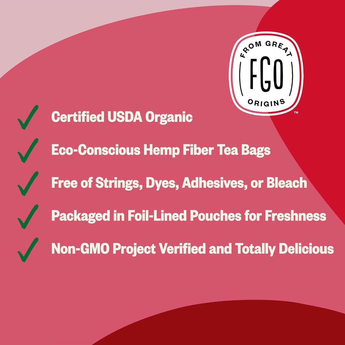 FGO Organic Rosehips Tea