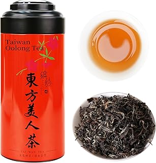 CHADUO Oriental Beauty Tea Taiwan Oriental Beauty Oolong Tea Loose Leaf White Tip Oolong Taiwan Origin Ripe Fruity & Floral Aromas 3.53oz/100g 东方美人茶 台湾茶 白毫乌龙茶