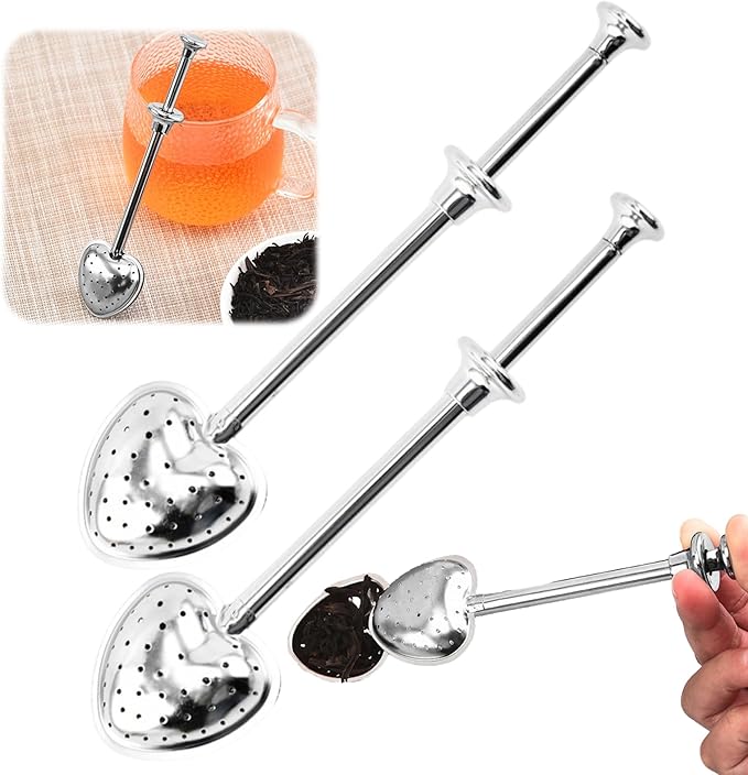 Stainless Steel Tea Diffuser,2025 New Tea Strainer Tea Infuser for Loose Leaf Tea,Creative Tea Spoon With Handle,Fine Holes Tea Interval Filter