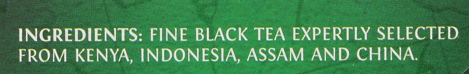 Twinings Irish Breakfast Tea, Robust and Flavourful Caffeinated Black Tea Bags Individually Wrapped, 20 Count