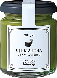 Chikiriya Uji Matcha Milk Jam, Premium Green Tea Spread with Hokkaido Milk, 3.88 Oz, No Preservatives