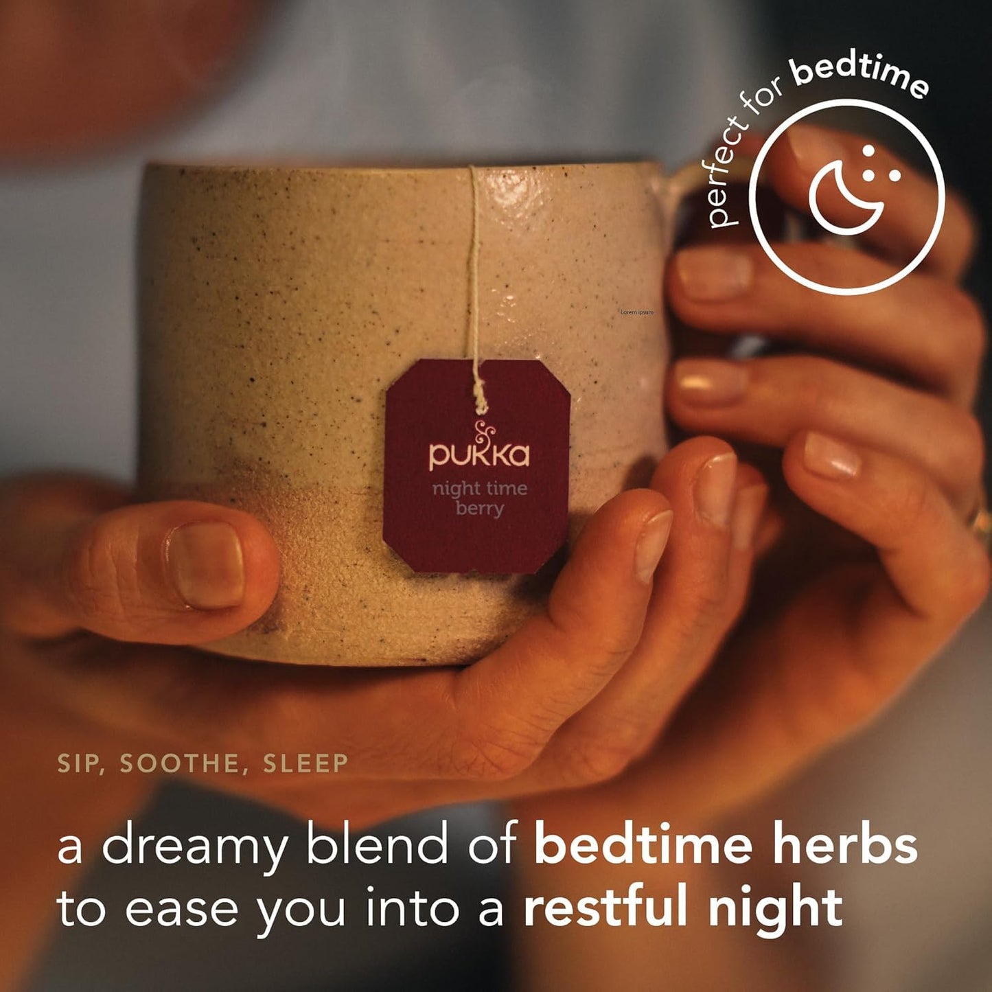 Pukka Night Time Berry Organic Herbal Tea, 80 Bags (20ct - Pack of 4) | Herbal Tea, Soothing Infusion With Chamomile, Lavender &amp; Elderberry for Bedtime Relaxation, Caffeine Free
