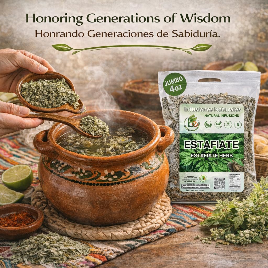 B-Experts Estafiate Herbal Tea (4 oz) – 100% Natural Mexican Mugwort (Artemisia ludoviciana) – Traditional Mexican botanical