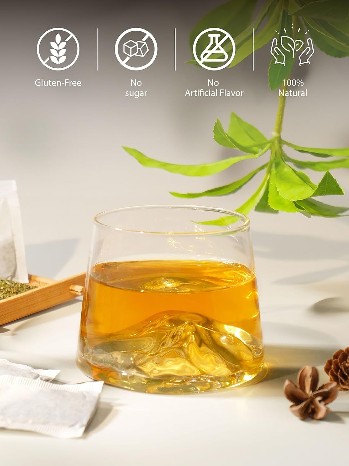 TeeLux Oolong Tea Bags, Caffeinated Oolong Tea, Smooth Taste & Floral Aroma, Enjoy Hot or Iced, 200 Count