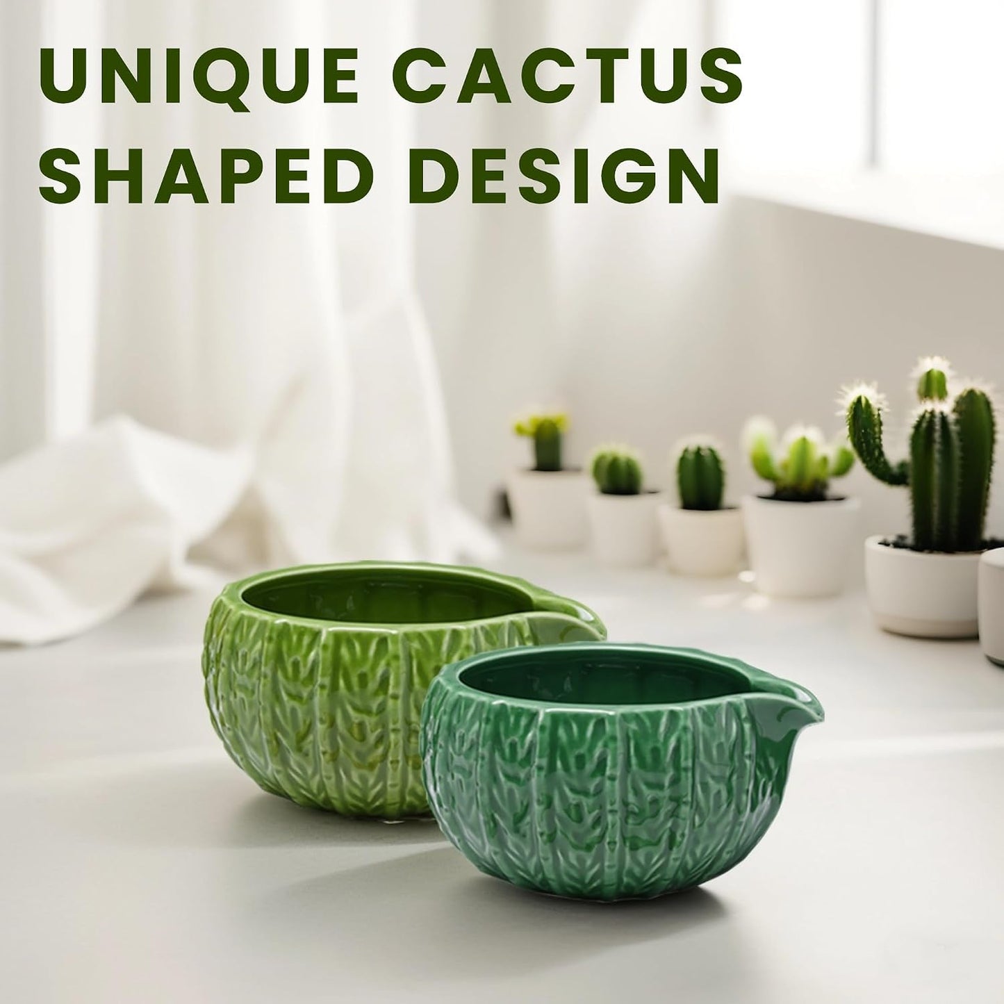 6-Piece Matcha Set, Matcha Whisk (Chasen) &amp; Holder, Matcha Bowl with Spout, Sifter &amp; Spoon, Bamboo &amp; Ceramic, Dark Green