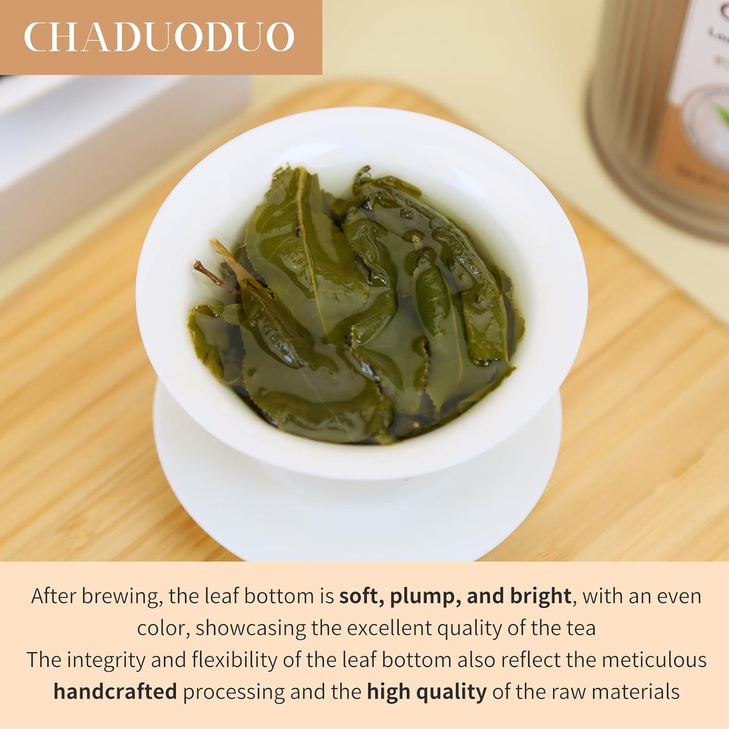 CHADUO Milk Oolong Tea Taiwan Oolong Tea Loose Leaf Premium Taiwan Jin Xuan Tea 5.3oz Tainwan High Mountain Oolong Tea Chinese Tea 奶香乌龙 台湾高山茶 中国茶