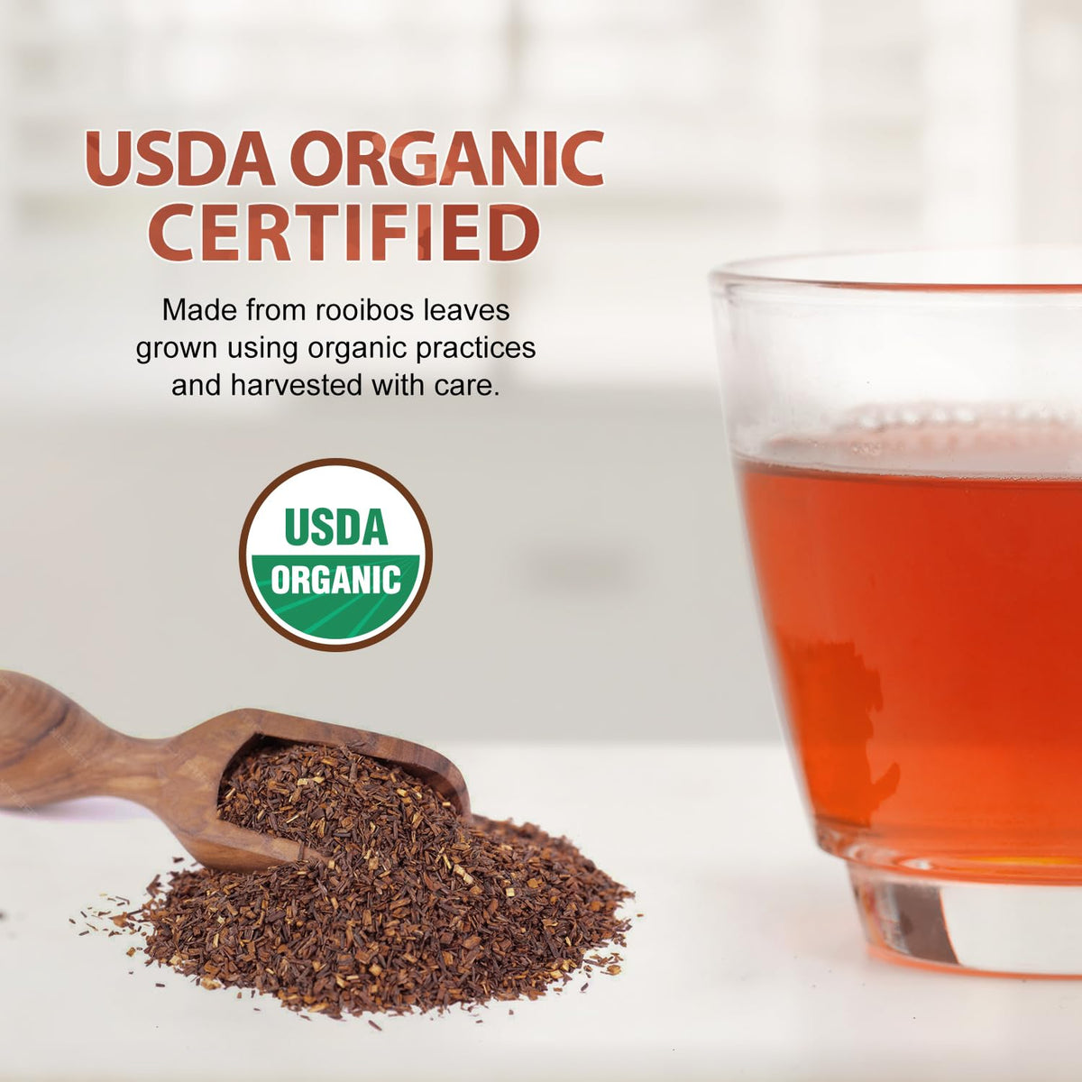 Soeos Organic Rooibos Tea Loose Leaf