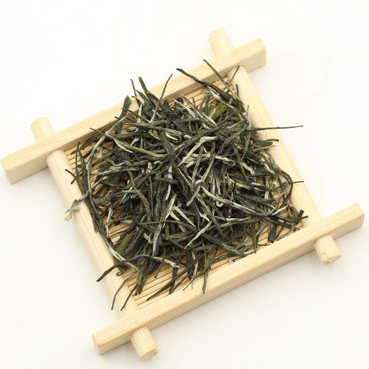 oriarmcha Xinyang Maojian Green Tea Leaves 100g - Xin Yang Mao Jian Chinese Loose leaf Green Tea - Yuqian Spring Tea Ziplock Resealable Bag