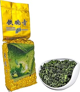 MOORCHOCO TieGuanYin Oolong Tea Loose Leaf, Iron Goddess of Mercy, 8.81 oz-250g, From Anxi Fujian (铁观音250g)