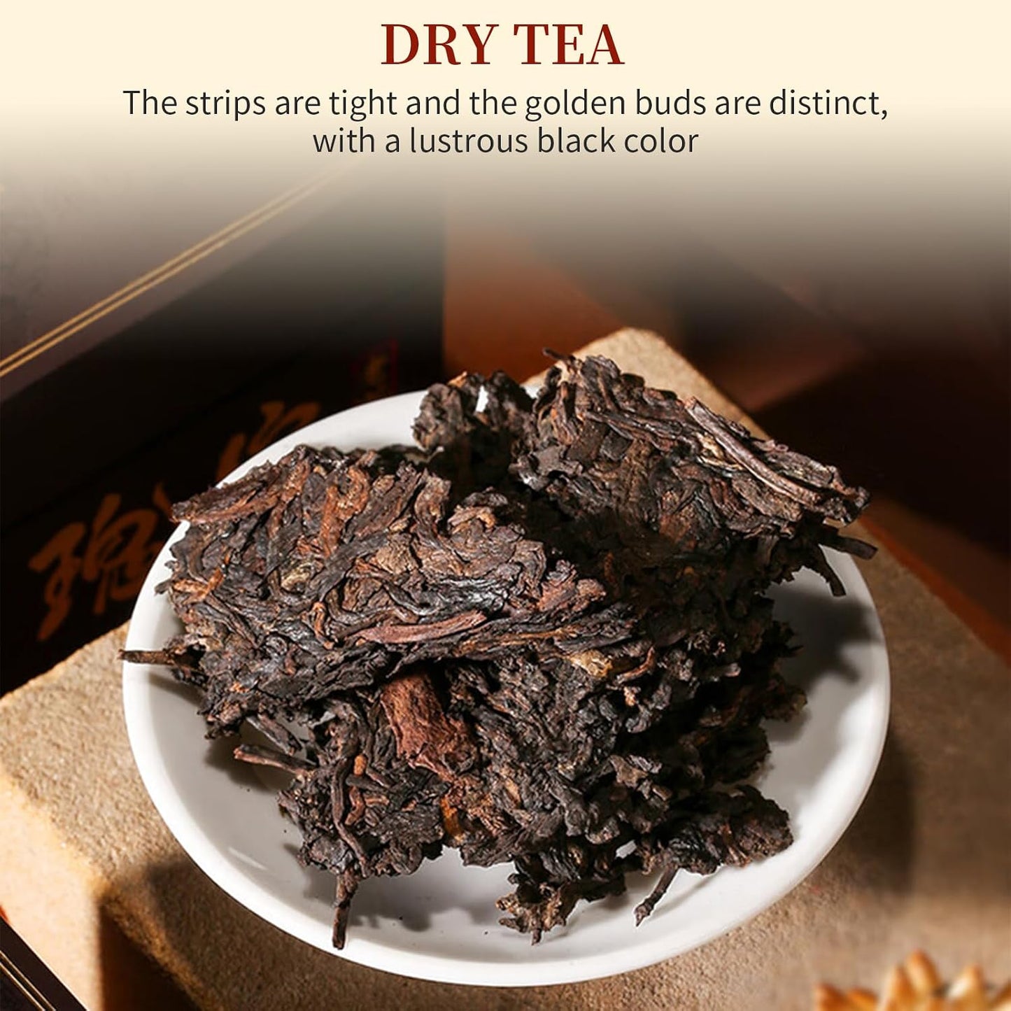 XIXICHA Classic Premium Pu-erh Tea Brick Grade AAA Produced in 2020 Aged Ripe Pu 'er Ancient tree Pu 'er tea Cake Worth collecting Produced in Menghai，Yunnan 500g/17.64oz（250g*2）Additive-free Chinese tea（468 cups）普洱熟茶 典藏普洱 云南勐海普洱茶砖