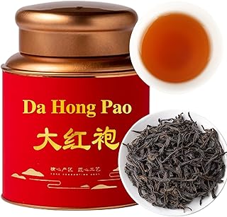 CHADUO Dahongpao Oolong Tea Loose Leaf Da Hong Pao Oolng Tea From Wuyi Mountain Big Red Robe Ulong With Orchid & Caramel Notes Grade AAA Wuyi Rock Tea 120g 4.23oz 特级大红袍 乌龙茶