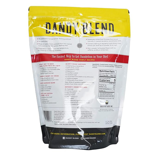 454 Cup Bag of Original Dandy Blend Instant Herbal Beverage with Dandelion, 32 oz. (2 pounds 908g) Bag