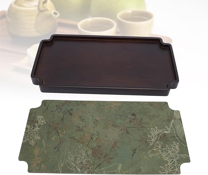Chinese Style Wodden Gongfu Tea Tray, Elegant Tea Table Serving Tray, Chinese Tea Pot Tray Serving Platter, Tea Serving Tray for Home Office