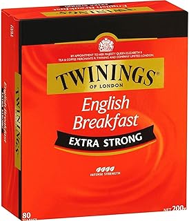 Twinings Extra Strong English Breakfast Tea Bags 80s