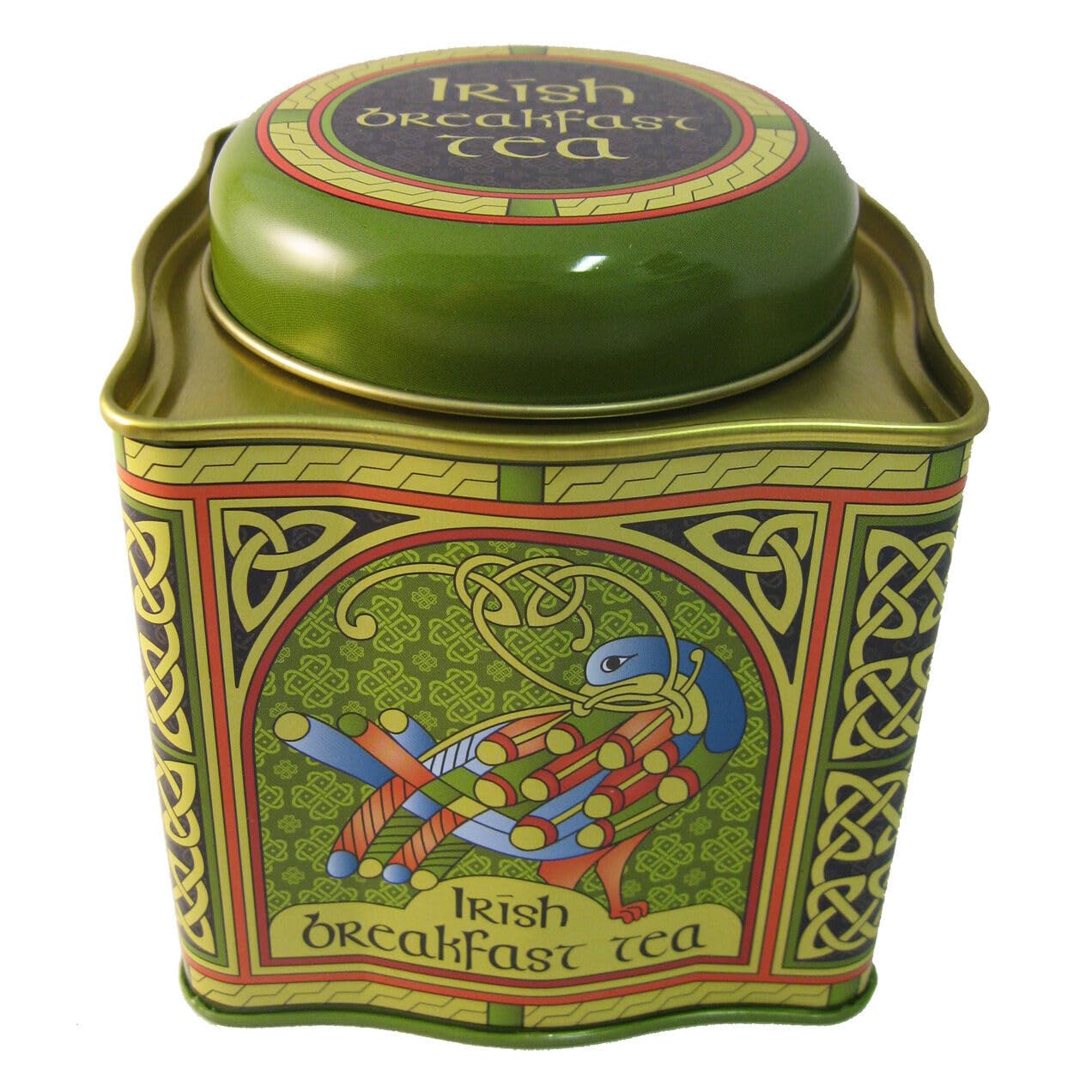Irish Breakfast Tea - Celtic Peacock Irish Weave Designed Tin, 1pack, 50 count
