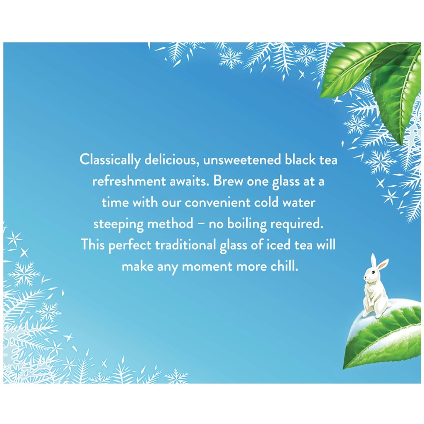Celestial Seasonings Cold Brew Unsweetened Black Tea Iced 18 tea bags
