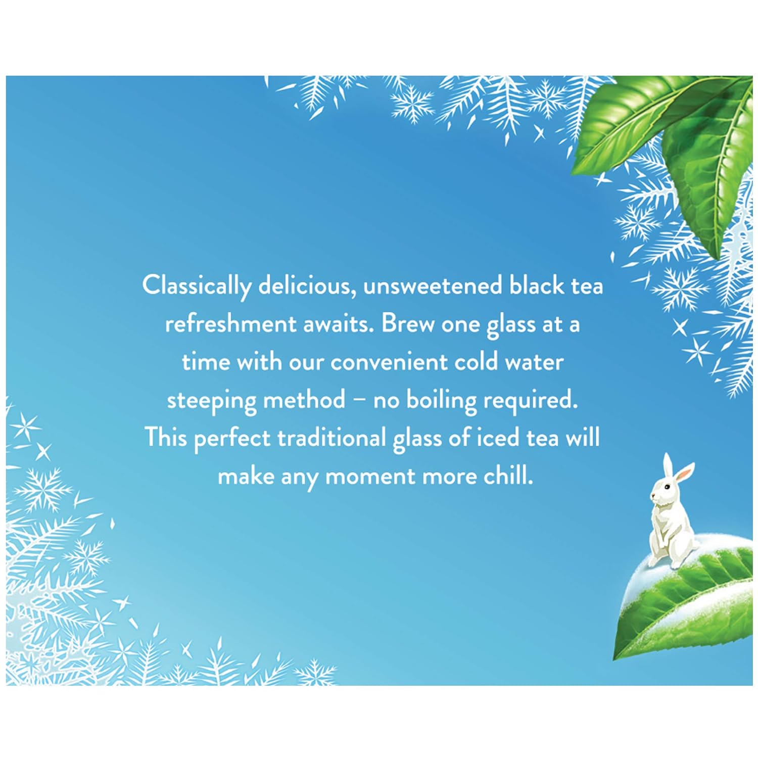 Celestial Seasonings Cold Brew Unsweetened Black Tea Iced 18 tea bags