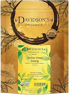 Davidson's Organics, Quilan China Oolong, Loose Leaf Tea, 16-Ounce Bag
