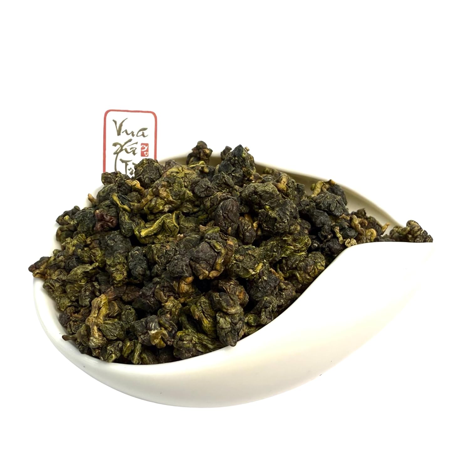 Vua Tra Vietnamese Oolong Tea - Premium Loose Leaf Tea from Lam Dong High Mountain - 100g (3.53 oz) - Natural Aroma & Smooth Taste - No Additives - Authentic Vietnamese Heritage Tea