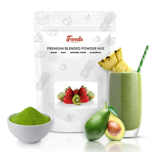 Fanale Avocado Milk Tea Powder, Instant Flavoring Powder, 2.2lbs Pack of 20 | Instant Flavoring Mix Perfect for Boba Milk Tea, Smoothies, Baking &amp; Desserts. Rich &amp; Creamy Beverage Powder, Easy to Prep