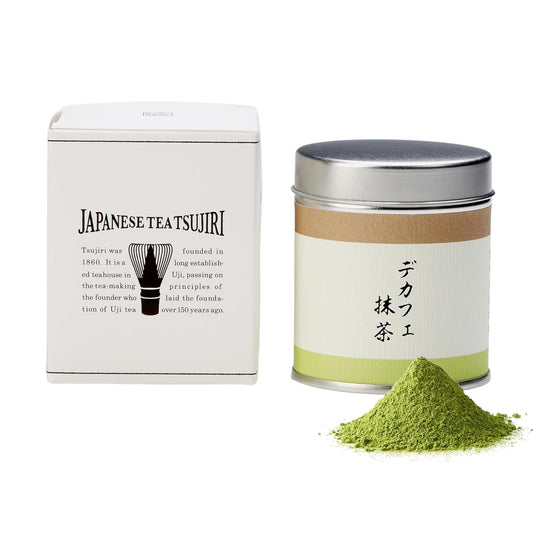 TSUJIRI Matcha - Decaf Matcha (30g / 1.06oz) - Authentic Japanese First Harvest Matcha Green Tea - Kyoto, Japan, 1860