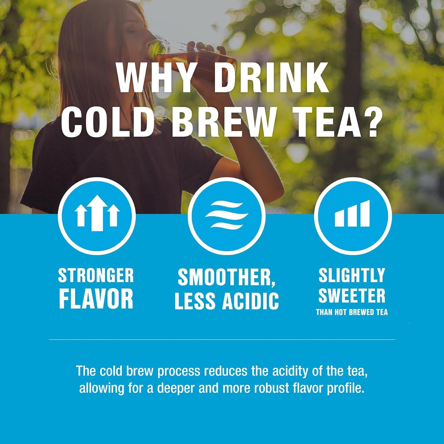 Tiesta Tea - Lavender Chamomile Cold Brew, Loose Leaf | Soft Chamomile Herbal Tea, Non-Caffeinated Iced Blend, Cold Brew Packets, Makes 64oz of Pitcher Per Bag (Pack of 10)