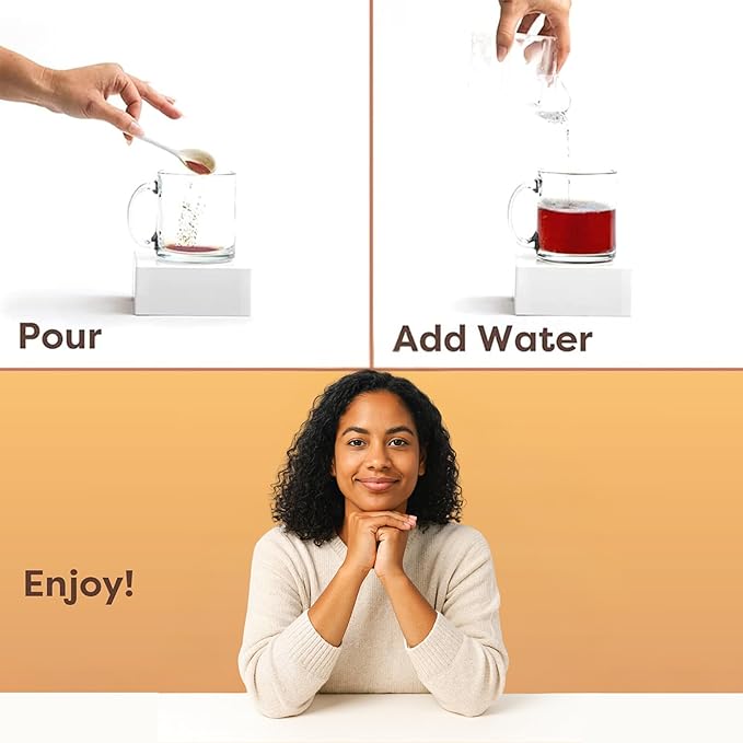 Waka Instant Black Tea Mix, Classic - 100% Tea Leaves, No Additives, Unsweetened Sample/Travel Size Tea Powder - Easy Quick Hot and Iced Teas, Up to 20 Cups or 5 Quarts (.45oz)