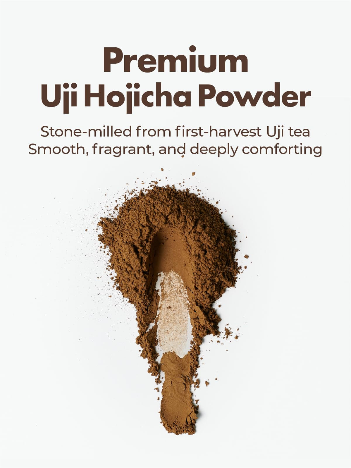TAGASHIRA CHAHO Hojicha Powder (30g/1.06oz) - Kyoto Uji, Stone Milled, Japanese Roasted Green Tea Latte Powder, Low caffeine