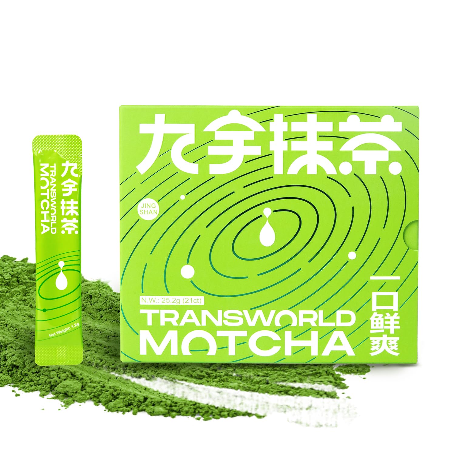 Authentic Ceremonial Matcha USDA Organic Premium Matcha Green Tea Powder for Drinking and Latte 100% Pure No Additives 21 sticks
