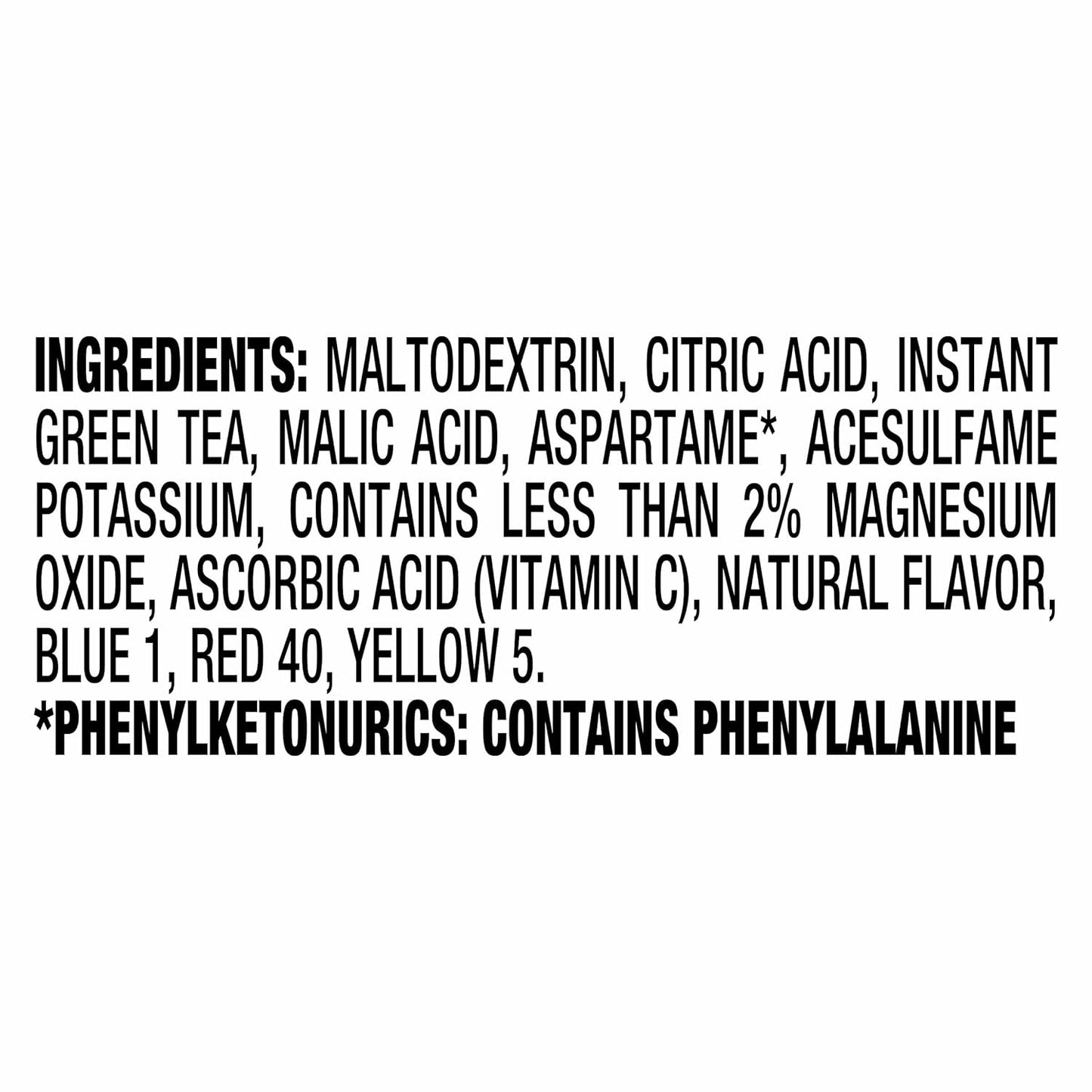 Crystal Light Sugar-Free Powdered Drink Mix (Green Tea, 0.8 oz) | for Convenient On-the-Go Flavorful Hydration Zero Sugar Gluten Free, Made With Green Tea