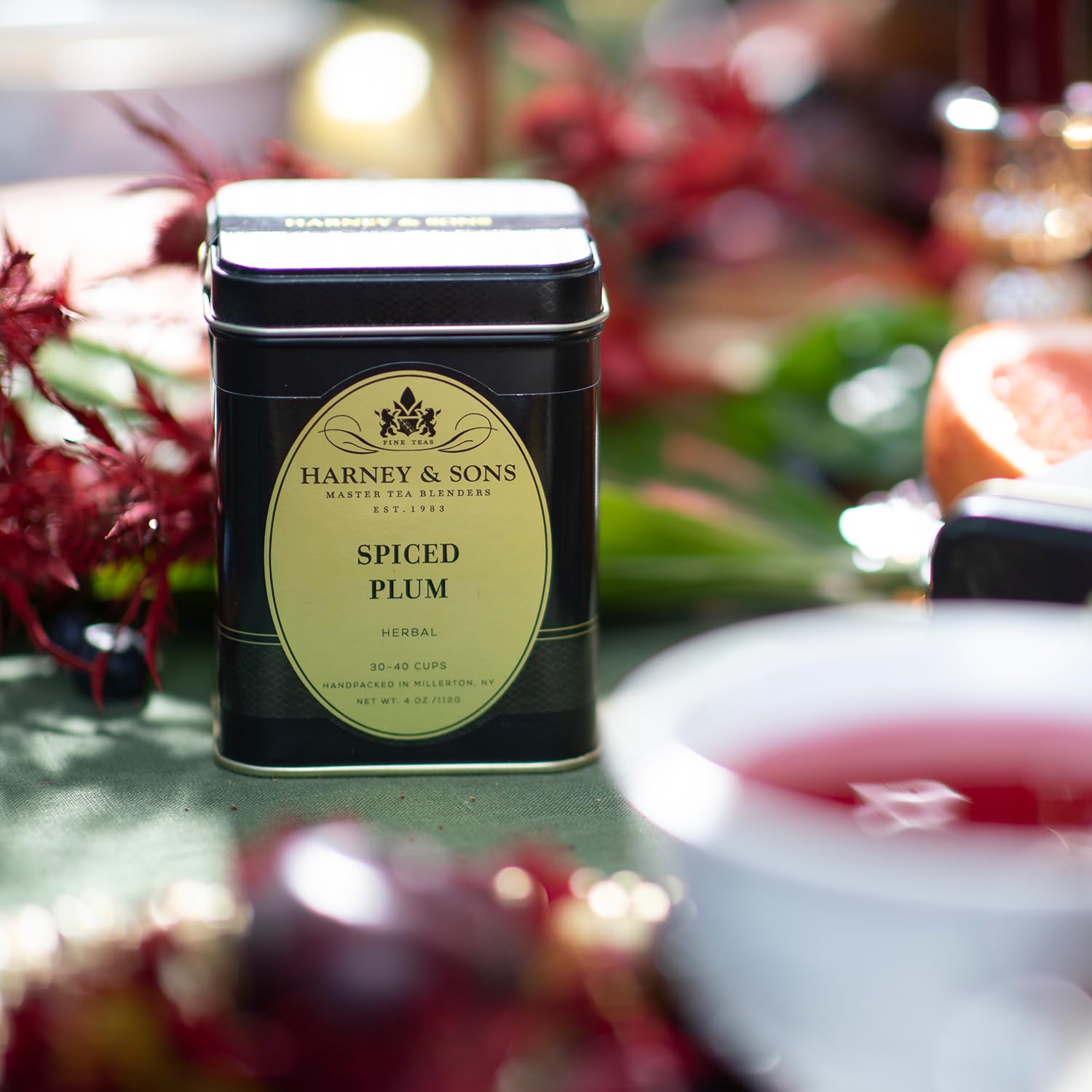 Harney & Sons Loose Leaf Tea - Spiced Plum Herbal 4oz.