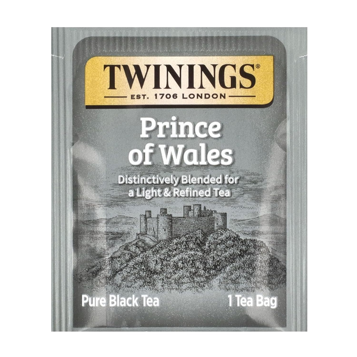 Twinings Prince of Wales Tea - Classic, Mellow Caffeinated Black Tea Bags Individually Wrapped, 20 Count