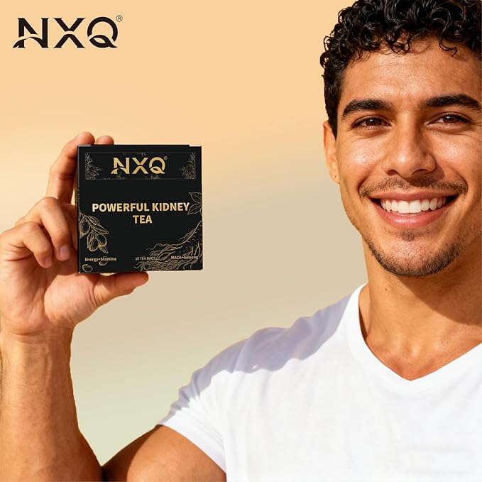 (30 Bags)Premium Ginseng & Maca Root Herbal Tea - POWERFUL KIDNEY TEA | kidney cleanse detox & repair，Natural Blend with Wolfberry & Red Dates — Enhanced Herbal Blend for Daily Strength, Natural Vitality