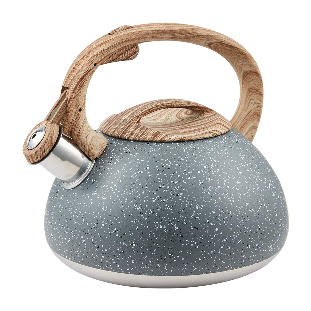 LUXGRACE s-p Whistling Tea Kettle Stainless Steel Teapot,Teakettle for Stovetop Induction Stove Top,Fast Boiling Heat Water