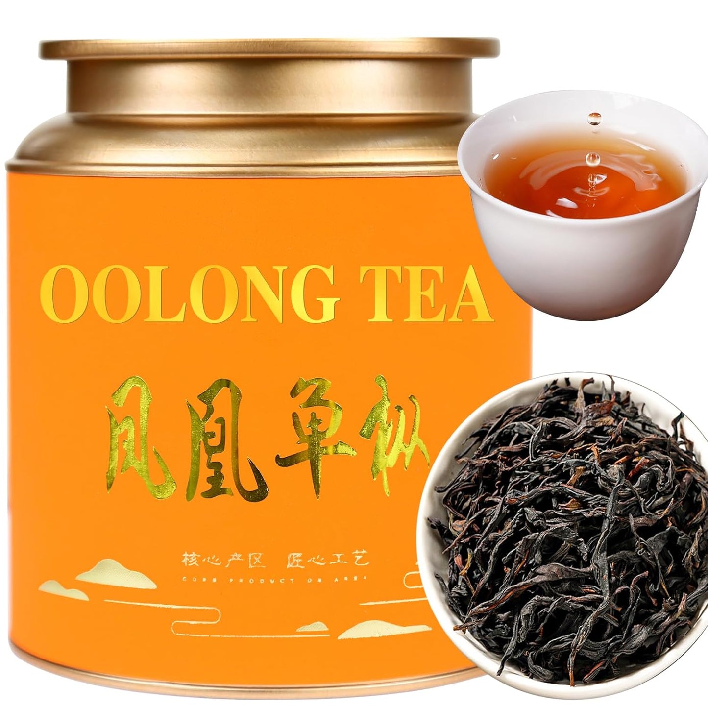 CHADUO Phoenix Dancong Oolong Tea Loose Leaf Phoenix Oolong Tea From Chaozhou Phoenix Mountain Chinese Tea 4.23oz/120g Honey Orchid Fragrance Grade AAA 蜜兰香 凤凰单丛 潮州乌岽单枞茶叶