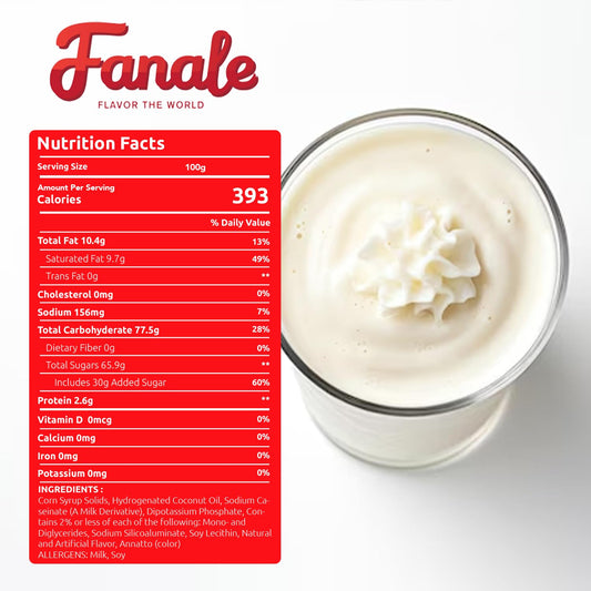 Fanale Non-Dairy Creamer Milk Tea Powder, Instant Flavoring Powder, 2.2 lbs | Instant Flavoring Mix Perfect for Boba Milk Tea, Smoothies, Baking &amp; Desserts. Rich &amp; Creamy Beverage Powder, Easy to Prep