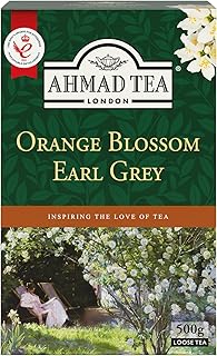 Ahmad Tea Orange Blossom with Earl Grey, Loose Leaf, 500 gram (17.6 ounces) box.