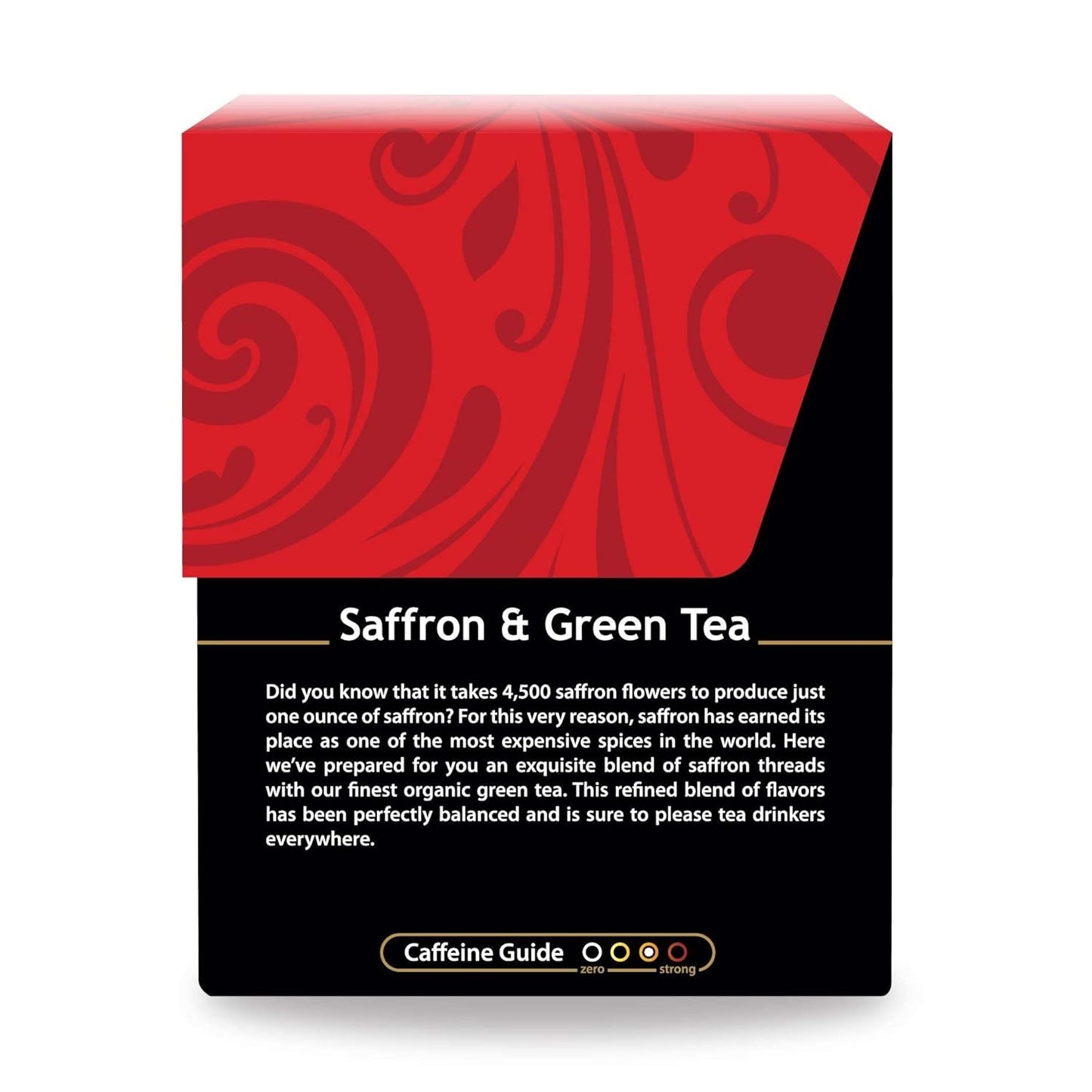 Buddha Teas - Saffron & Green Tea - For Health & Wellbeing - Wild Crafted Tea - With Antioxidants & Minerals - Clean Ingredients - Caffeinated - OU Kosher - 18 Tea Bags (Pack of 1)
