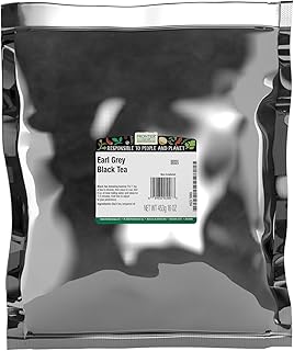 Frontier Co-op Earl Grey Black Tea, 1-pound Bulk Bag, Smoky Tea Flavor with Bergamot Oil, Great with Citrus, Kosher