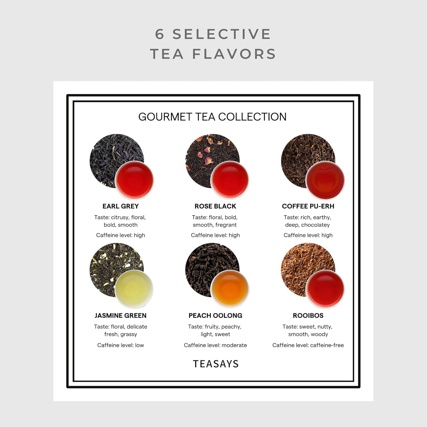 Thank You Gift Tea Set by TEASAYS, 30 Premium Whole Leaf Tea Bags with Appreciation Messages, Holiday Gift for Friends, Supervisors, Mentors, Coworkers, Nurses, Teams, Clients, Coaches