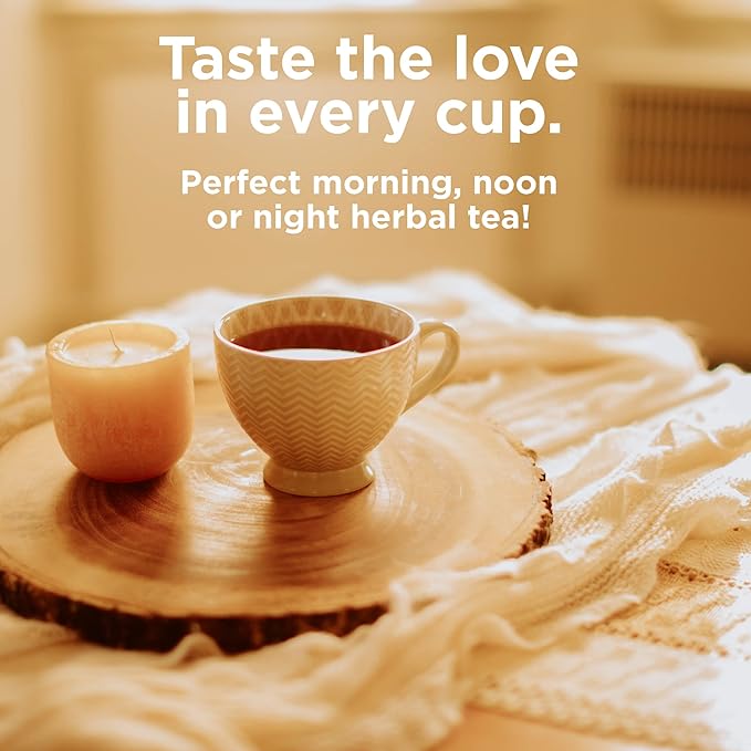 Red Rose Sweet Temptations Dessert Tea Variety Pack, Zero Sugar, Caffeine-Free Flavored Delicious Beverage Herbal Tea, 18 Count Pack of 8 Fruit Naturally Flavored Black Tea