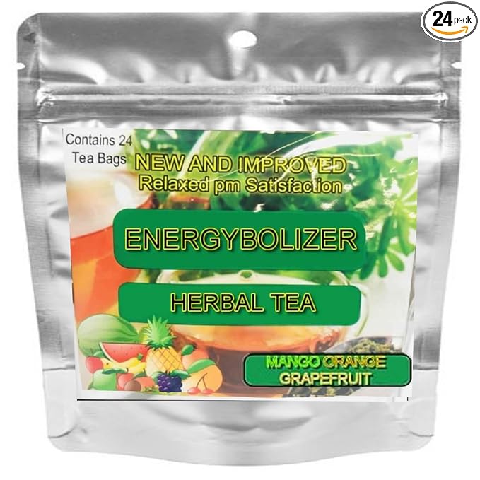 Energybolizer Perfect Weight Herbal Tea (24 Bags)| Natural Energy Booster for Women and Men | Increa