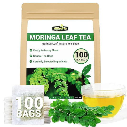 Moringa Leaf Tea - Caffeine Free, 100 Teabags