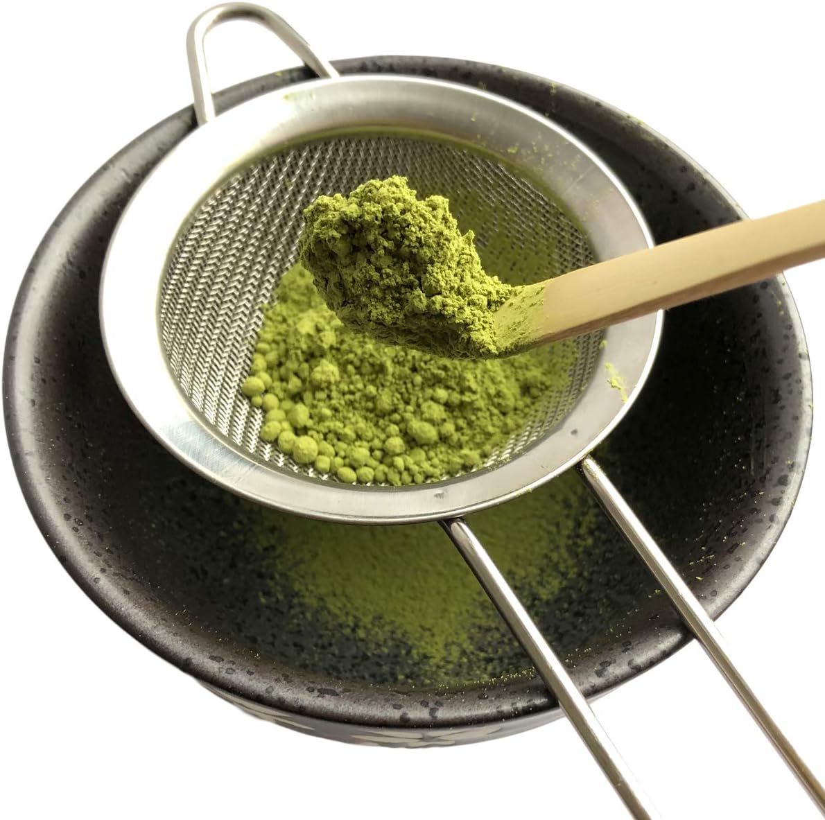 Artcome Traditional Japanese Matcha Tea Set (9Pcs) | Matcha Whisk, Traditional Scoop, Matcha Bowl &amp; Caddy, Ceramic Whisk Holder, Handmade Matcha Ceremony Kit