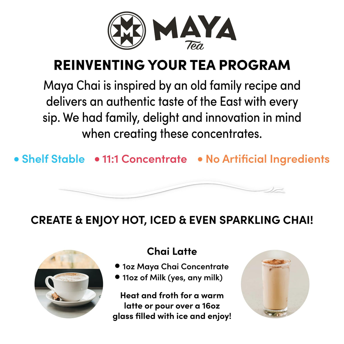 Maya Tea Maya Original Chai Tea Concentrate, Heritage Recipe, 64 fl oz with Pump
