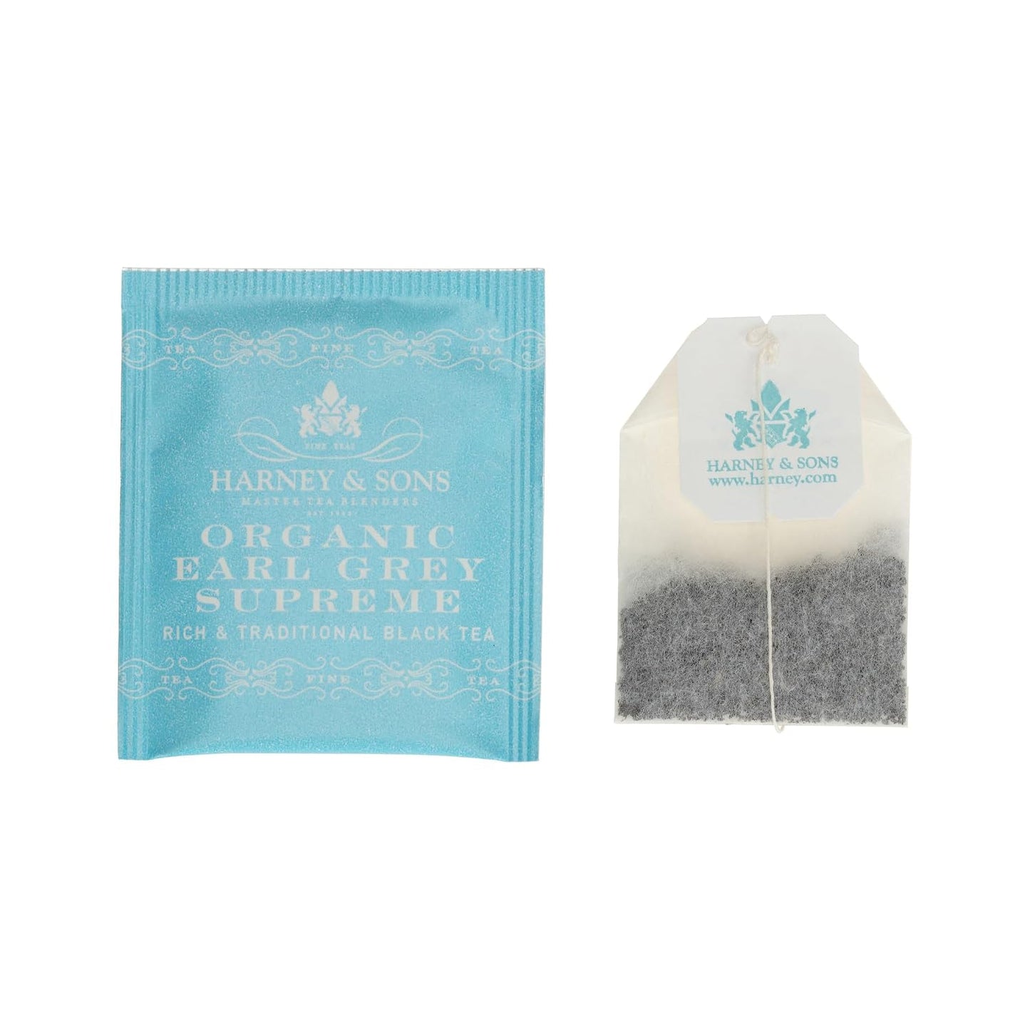 Harney &amp; Sons Organic Earl Grey Supreme Tea Bags, 50 Count