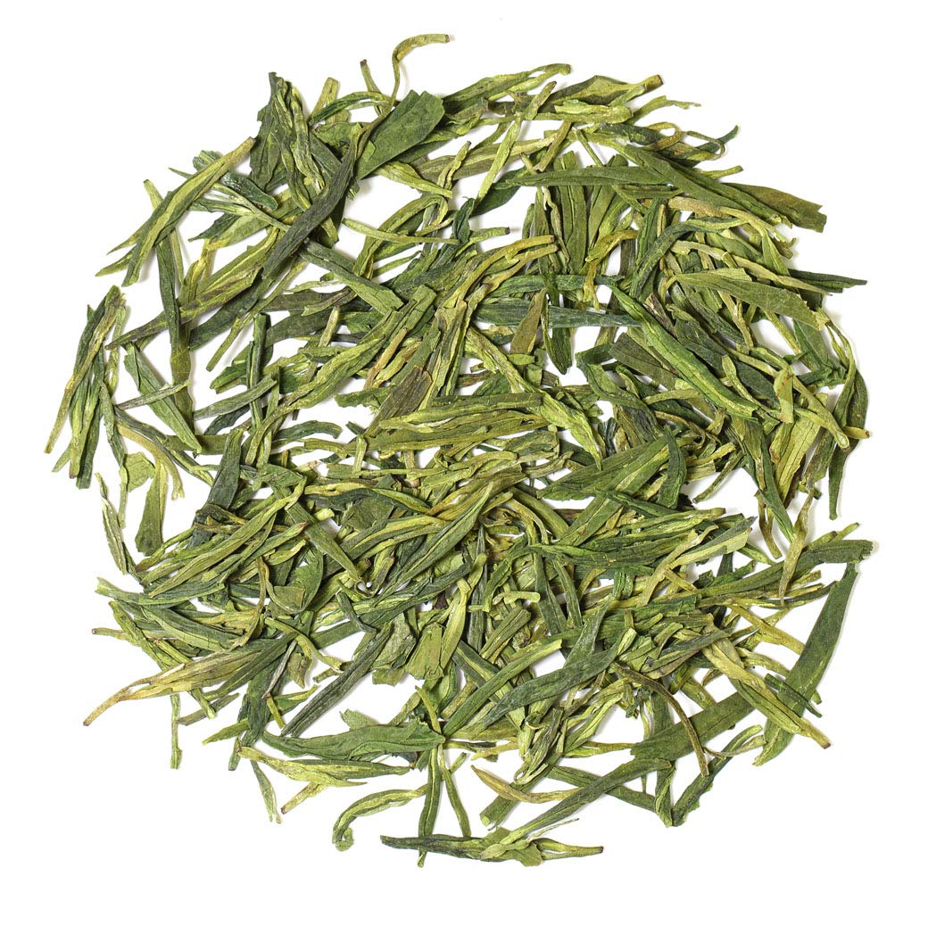GOARTEA Bai Cha Long Jing Green Tea - 250g / 8.8oz Spring Anji Baicha Longjing - White Dragon Well Chinese Green Tea Loose Leaf
