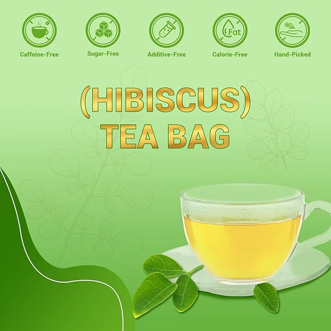 Moringa Leaf Tea - Caffeine Free, 100 Teabags