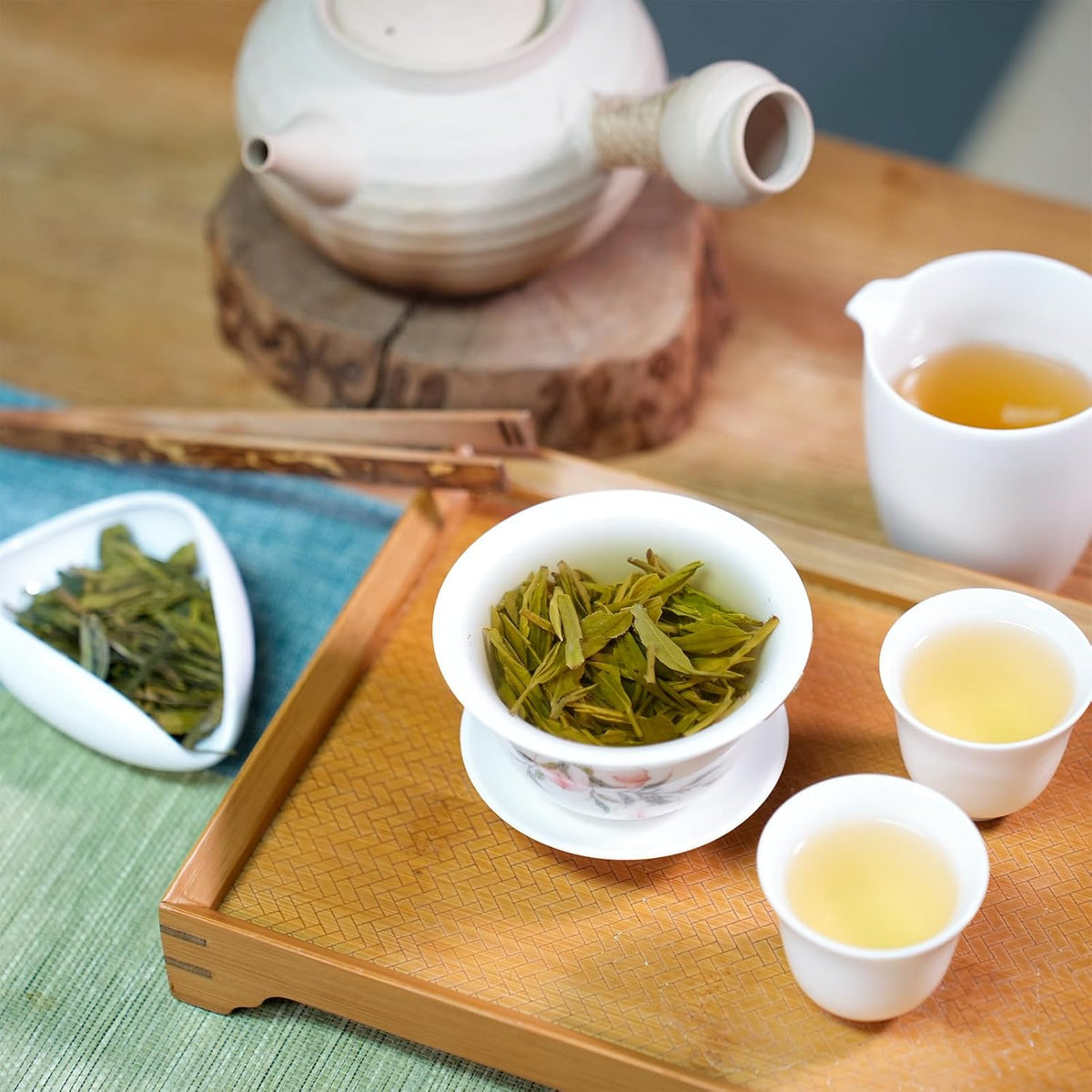 iTeaworld LongJing,Chinese Loose Leaf Green Tea,Dragon Well Tea 3.5oz